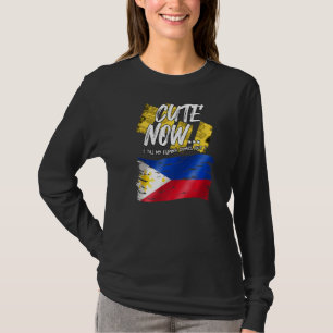 Camiseta Filipinas Orgulhosos agora até meu filipino Filipi