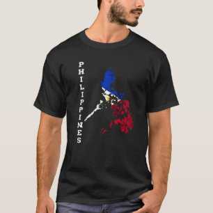 Camiseta Filipinas Pilipinas Map Filipino Sun Philippine