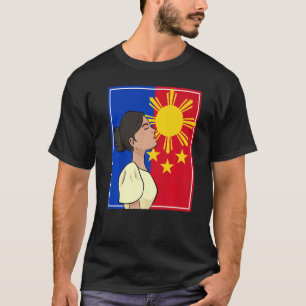 Camiseta Filipinas Pinay Filipina Filipiniana Mulher Orgulh