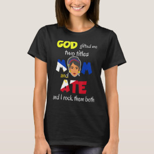 Camiseta Filipinas Pinay Filipina Mãe Lola Irmã Ate Wom