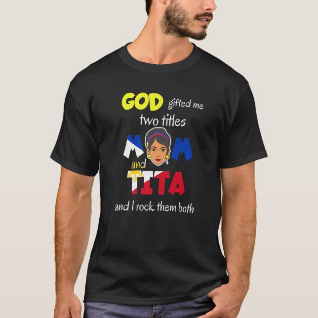 Camiseta Filipinas Pinay Filipina Mãe Lola Tita Tita Auntie (Frente)