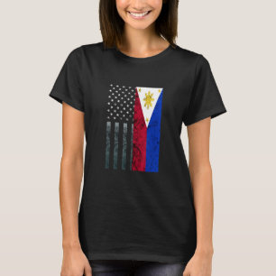 Camiseta Filipinas Pinoy American Flag Orud Filipino primo