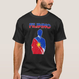 Camiseta Filipinas Pinoy Pinay Filipino Filipina Orgulho Pr