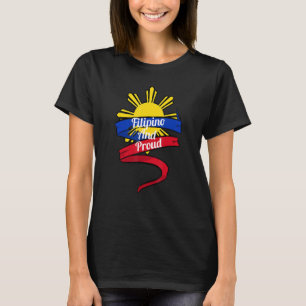 Camiseta Filipinas Pinoy Pinay Filipino Filipina Orgulho Pr