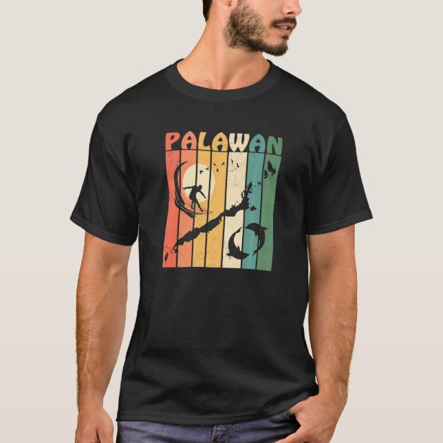 Camiseta Filipinas - Prêmio de Surfe de Palawan (Frente)