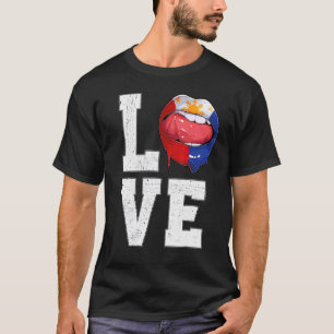 Camiseta Filipinas: Sinalizador de futebol: Fan Love Filipe