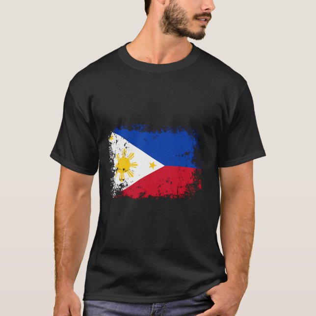 Camiseta Filipinas Sinalizador Filipino (Frente)
