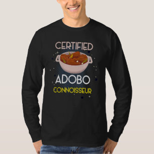 Camiseta Filipino Adobo Certified Hot Adobo Connoisseur