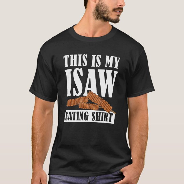 Camiseta Filipino Comida IVi Roupa Este é o meu Comedor Ise (Frente)
