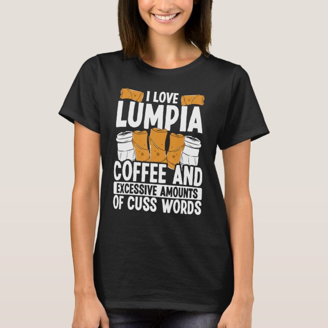 Camiseta Filipino Comida Manila Lumpia Wrappers Philipino S (Frente)