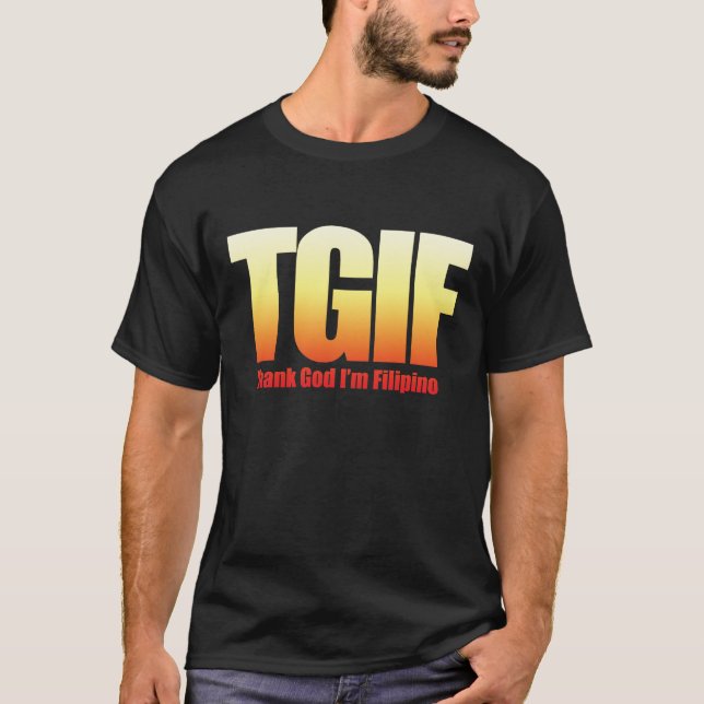Camiseta Filipino de TGIF (Frente)