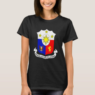 Camiseta Filipino Dia da Independência Pinoy Seal Philippin