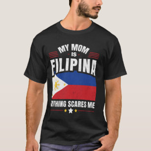 Camiseta Filipino Filipinas Minha Mãe É FILPINA Nada Sc