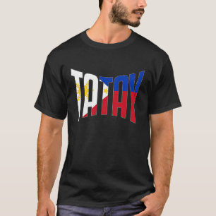 Camiseta Filipino Filipino Lolo Pai Bandeira Pai Melhor Tat