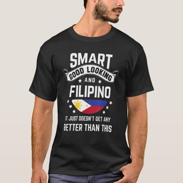 Camiseta Filipino Flag Native Pride  Philippines Filipino R (Frente)