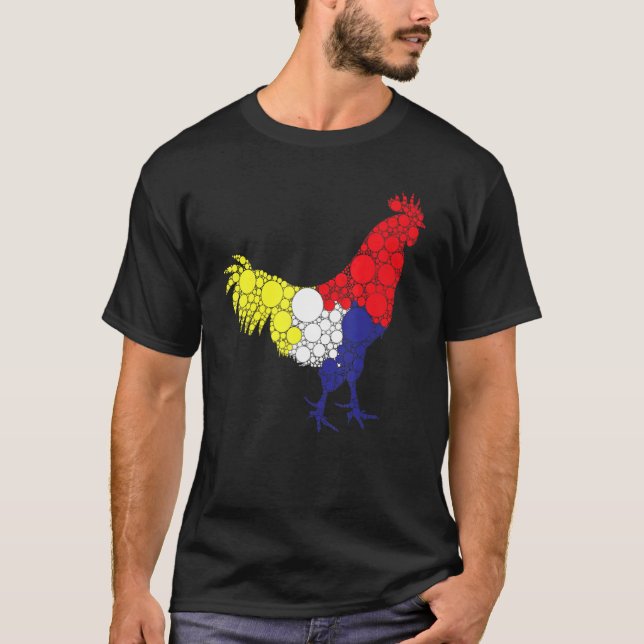 Camiseta Filipino Gamecock, Galo das Filipinas (Frente)