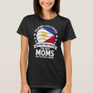 Camiseta Filipino Mãe Filipina Dia de as mães Mama Filipino