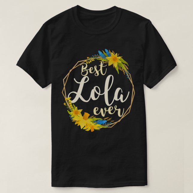 Camiseta Filipino Mothers Day Best Lola Ever for Mom Grandm (Frente do Design)