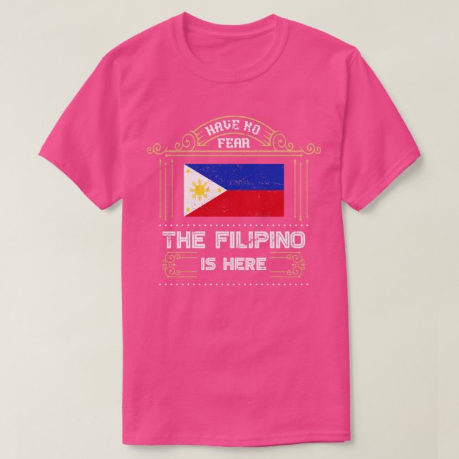 Camiseta Filipino orgulhoso (Frente do Design)