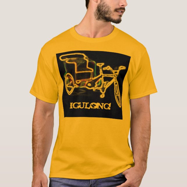 Camiseta Filipino Pedicab "desenrolamento!" T (Frente)