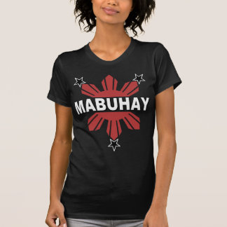 Camiseta Filipino Sun de Mabuhay e estrela