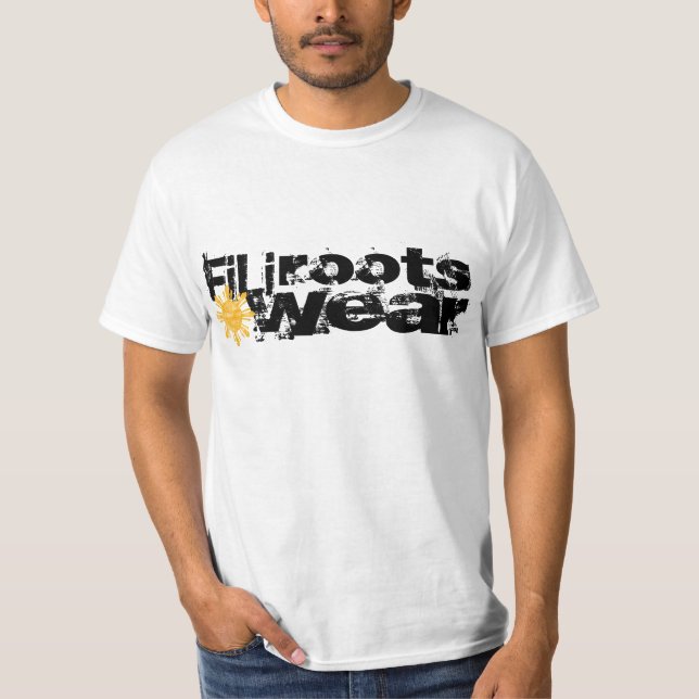 Camiseta filirootswear b/w (Frente)