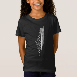 Camiseta Filistério do Mapa Palestino Keffiyeh