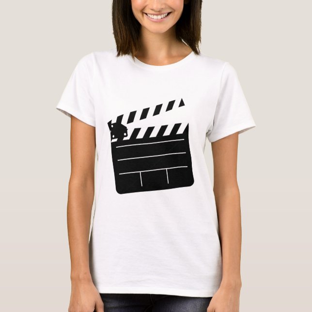 Camiseta Film Clapboard T-Shirt – Movie & Filmmaking Graphi (Frente)