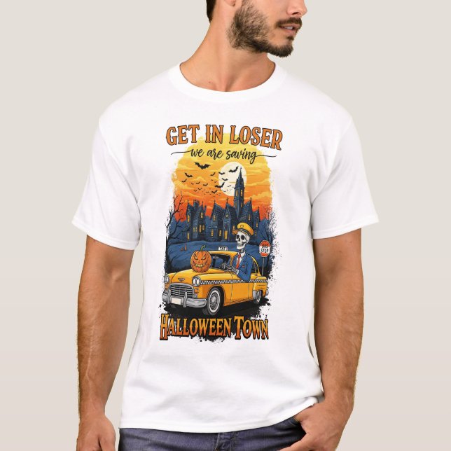 Camiseta Filme Antigo de Halloween (Frente)