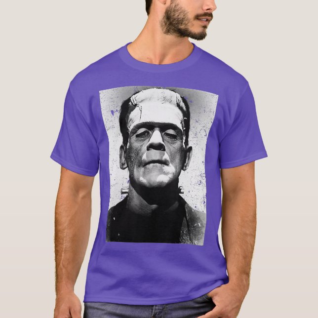 Camiseta Filme Clássico de Halloween Monster Poster Horror (Frente)