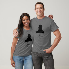 Camiseta Filme Clássico dos anos 50 Filme Buff Filme Noir L