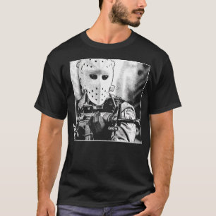 Camiseta Filme de assalto ao banco clássico de aquecimento