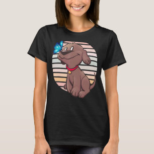 Camiseta Filme de borboleta sunset feminino Cachorro mãozin