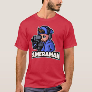 Camiseta Filme de cineasta de cineastas de Cameraman filmes