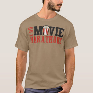 Camiseta Filme de filmes da família maratonas