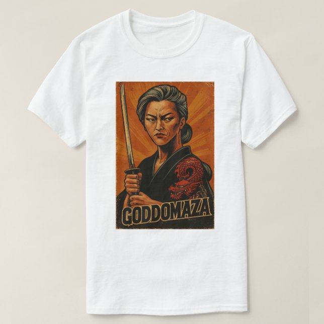 CAMISETA FILME DE GODDOMAZA SAMURAI POSTER 3 TEE (Frente do Design)