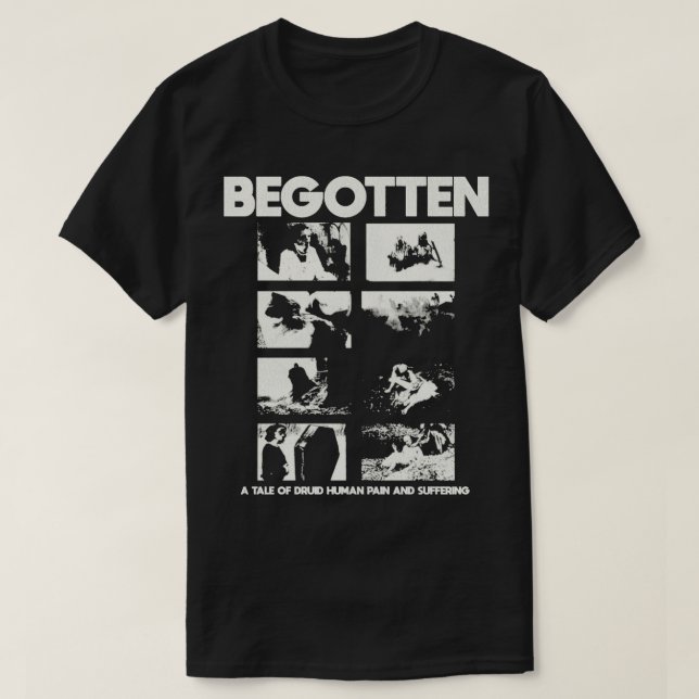 Camiseta Filme de Horror de Culto do BEGOTTEN (Frente do Design)