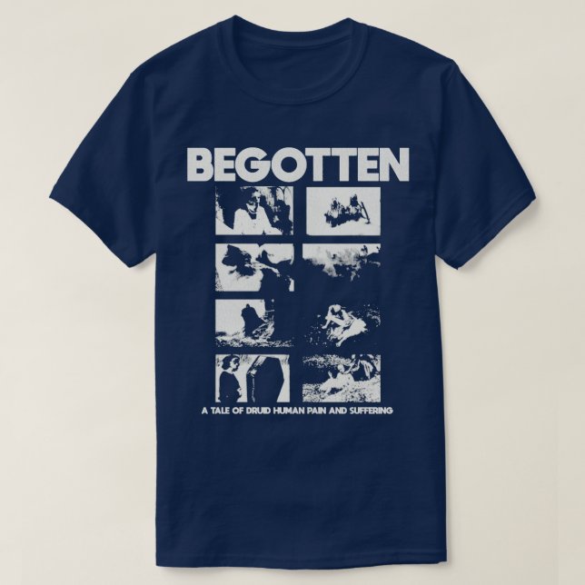Camiseta Filme de Horror de Culto do BEGOTTEN (Frente do Design)