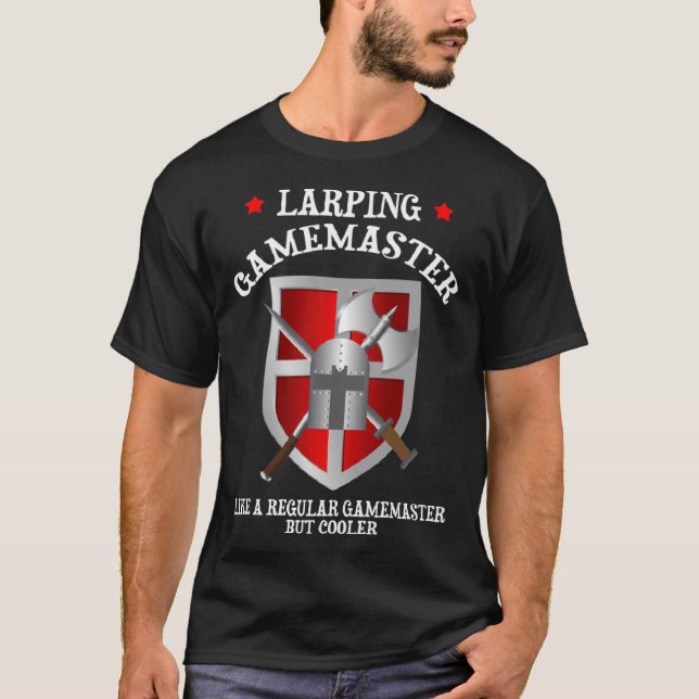 Camiseta Filme de Jogada de Fantasia para Lutas de Espadas  (Frente)