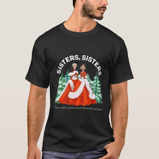 Camiseta Filme de Natal Branco das Irmãs 1954 Neve Natal Ho (Frente)