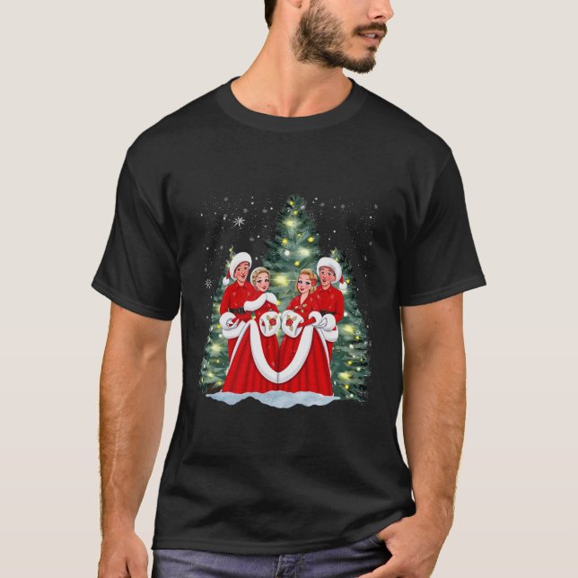 Camiseta Filme de Natal Branco das Irmãs 1954 Neve Natal Ho (Frente)