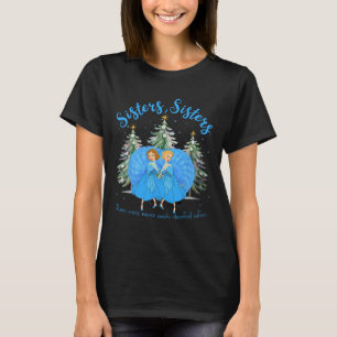 Camiseta Filme de Natal Branco das Irmãs 1954 Neve Natal Ho