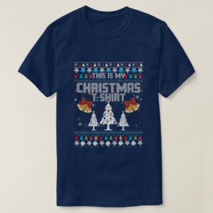Camiseta filme de Natal festivo unisex
