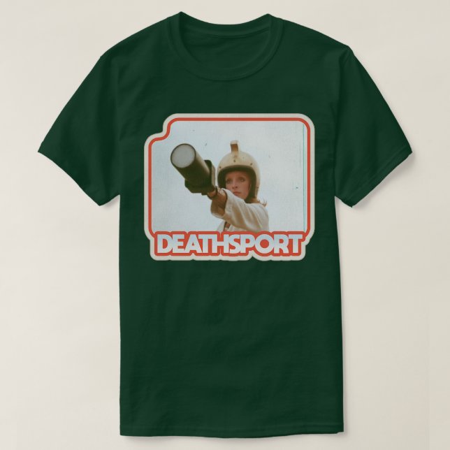 Camiseta Filme de Recorte DEATHSPORT 70s (Frente do Design)