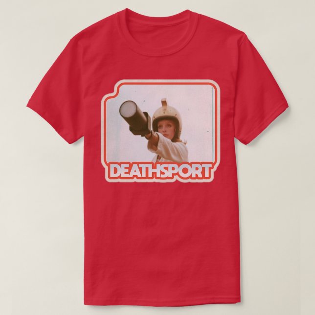 Camiseta Filme de Recorte DEATHSPORT 70s (Frente do Design)