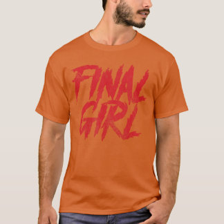 Camiseta Filme de Terror de Garota Final Roupa de Halloween