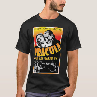 Camiseta Filme de terror do clássico de Dracula