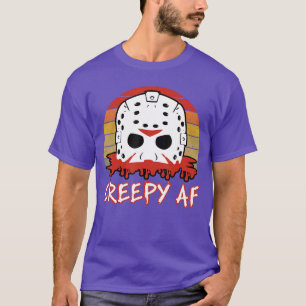Camiseta Filme de terror slasher vintage assustador Hallowe