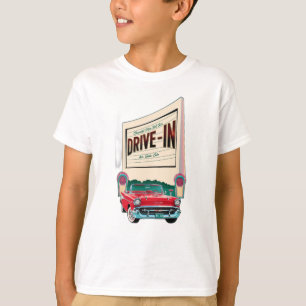 Camiseta filme drive-in estilo 1950s