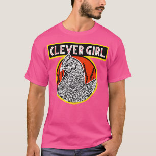 Camiseta Filme Famoso Da Rapariga Dinossaur Jurrasic Chicke